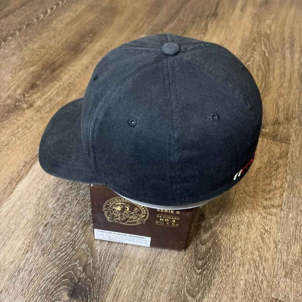 N Motion Running Hat Cap Black Cotton Tennis Golf Pickleball Gym‎ FlexFit